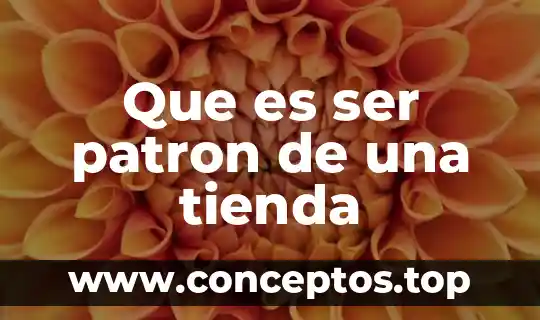 Qué es el crédito revolvente en tienda departamental 3 Que es ser patron de una tienda