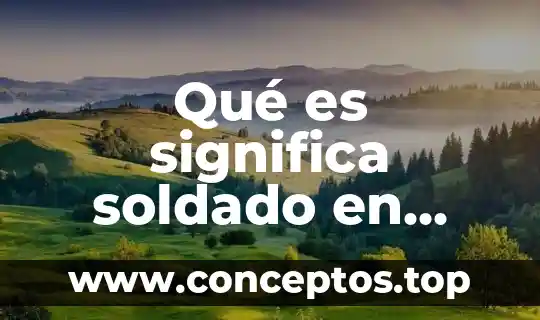 Qué es indivisible en informática 4 Qué es significa soldado en informática