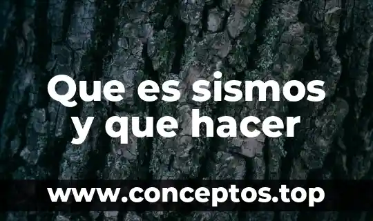 Por que es bueno hacer un examen 3 Que es sismos y que hacer