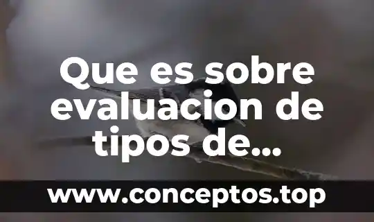 Que es sobre evaluacion de tipos de cambio