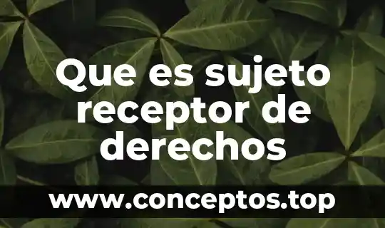 Que es identidad colectiva y sus caracteristicas 3 Que es sujeto receptor de derechos