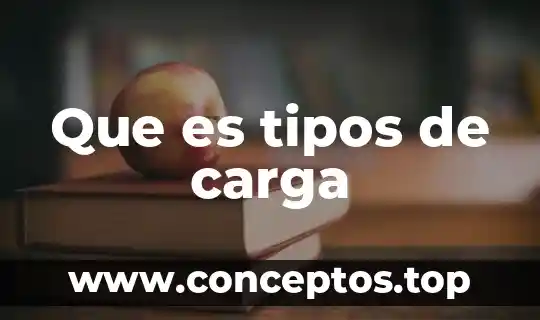 Que es tipos de carga