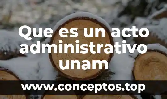 Que es el control en proceso administrativo 7 Que es un acto administrativo unam