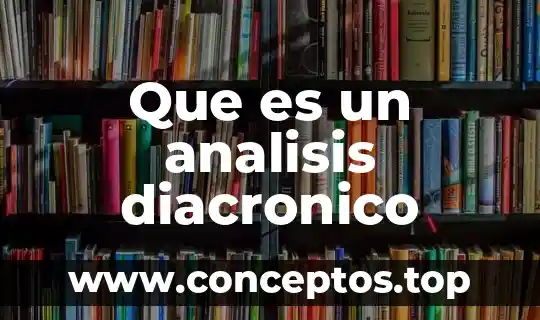 Que es un analisis diacronico