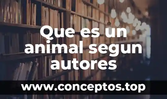 Que es lanzamiento autores 5 Que es un animal segun autores