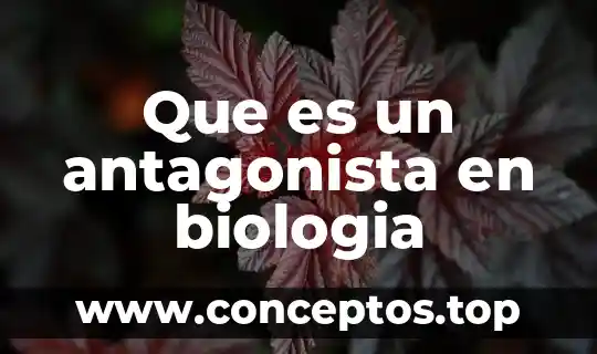El principio de uniformidad en biología 5 Que es un antagonista en biologia