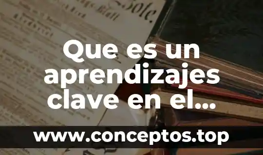 Que es un aprendizajes clave en el nuevo modelo educativo