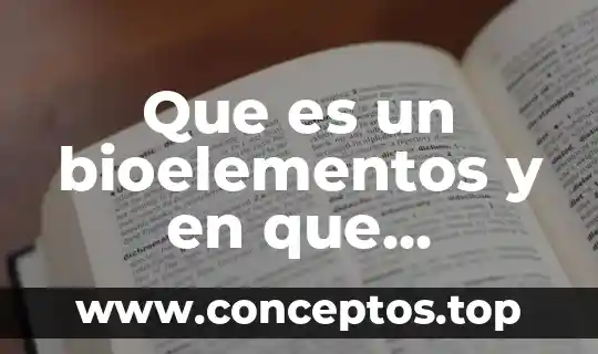 Que es un bioelementos y en que alimentos se encuentran
