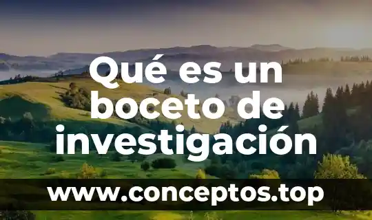 Qué es una conclusión en la investigación 3 Qué es un boceto de investigación