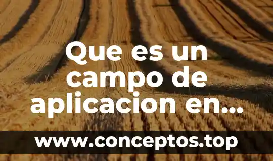 Que es un campo de aplicacion en la psicologia