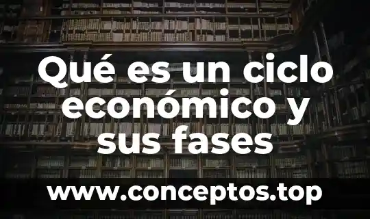 Qué es un ciclo económico y sus fases