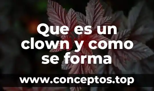 Que es un clown y como se forma