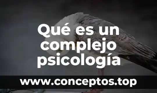 Qué es un complejo psicología