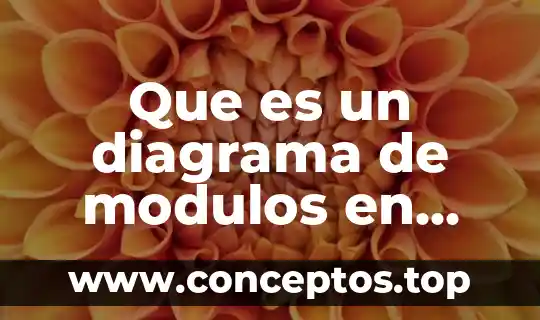 Que es un diagrama de modulos en uml