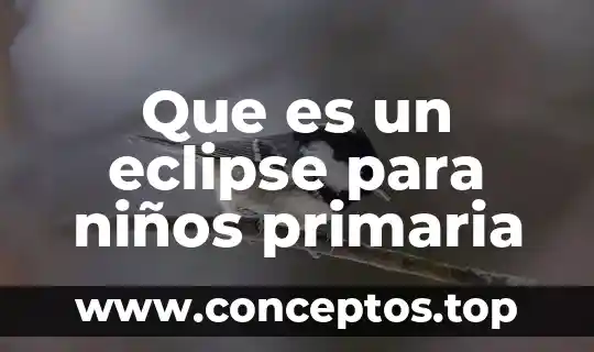 Que es un eclipse para niños primaria