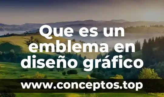 Que es un emblema en diseño gráfico