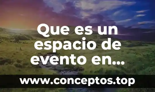 Que es un espacio de evento en probabilidad