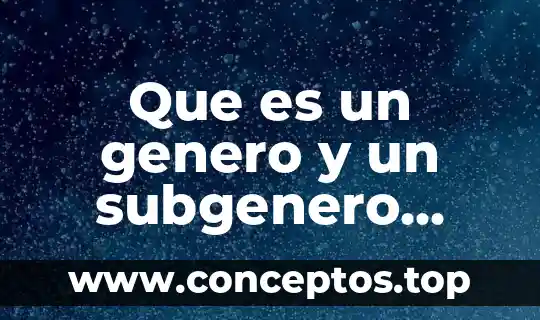 Que es el genero western 5 Que es un genero y un subgenero cinematografico