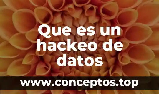 Que es un hackeo de datos