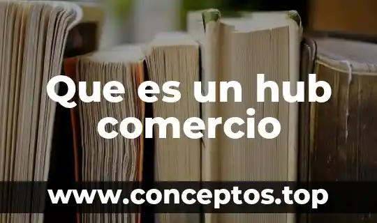 Que es un hub comercio