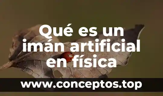 Qué es un imán artificial en física