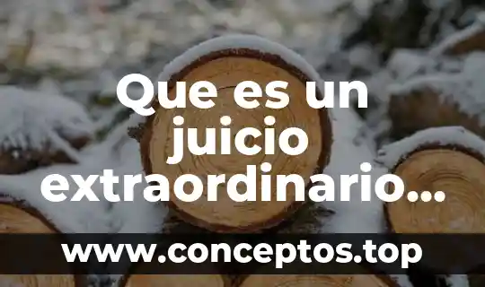 Que es un juicio extraordinario de derecho romano