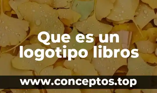 Que es un logotipo libros