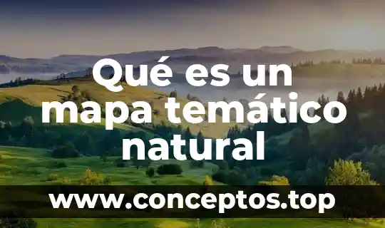 Qué es un mapa temático natural