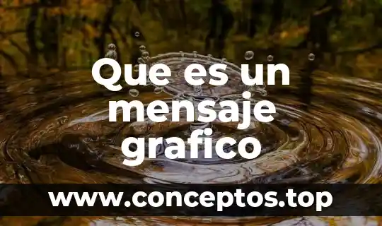 Que es un grafico en un texto 5 Que es un mensaje grafico
