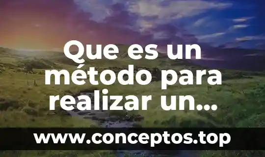 Que es un método para realizar un analisis de puestos
