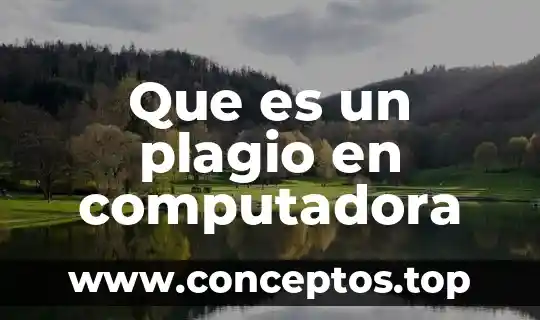 Que es lo que significa entrada-proceso-salida en una computadora 6 Que es un plagio en computadora