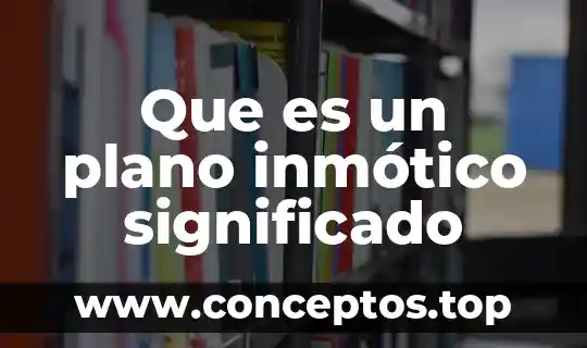 Que es desmesura significado 6 Que es un plano inmótico significado