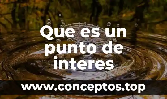 Que es el interes compuesto y para que sirve 7 Que es un punto de interes
