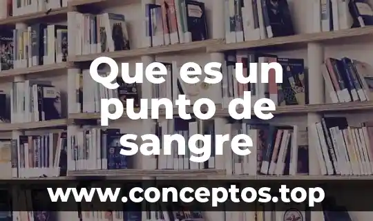 Que es un animal de sangre fria 3 Que es un punto de sangre