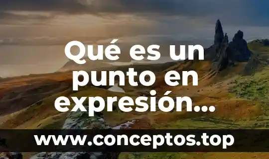 Qué es la gráfica de pictograma 3 Qué es un punto en expresión gráfica