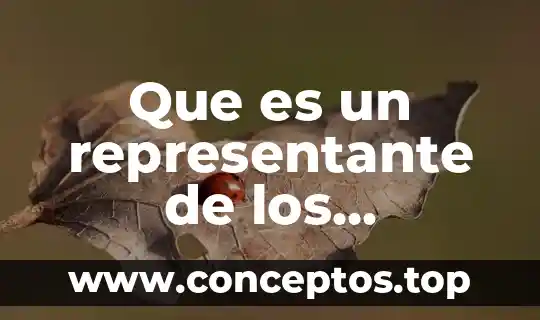 Que es un representante de los trabajadores