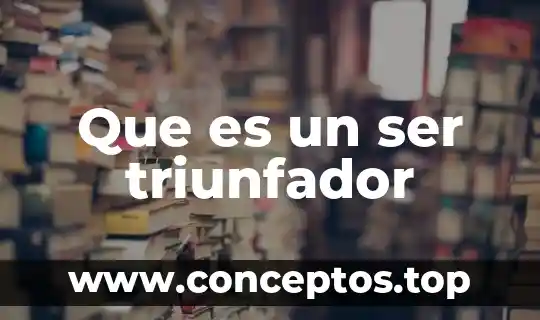 Que es ser maestro profesional 7 Que es un ser triunfador