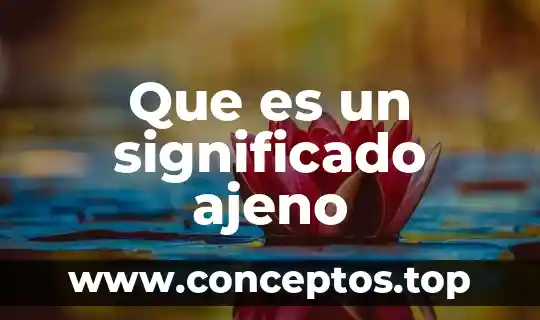 Que es el significado para saussure 7 Que es un significado ajeno