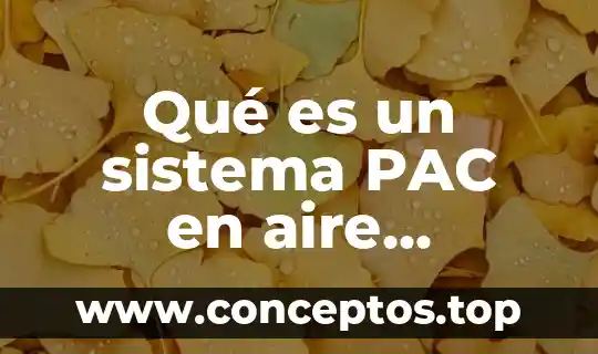 Que es el sistema latino 6 Qué es un sistema PAC en aire acondicionado