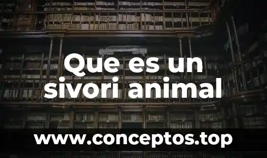 Que es una celule animal 8 Que es un sivori animal