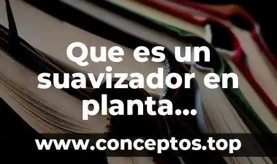 Qué es una planta albahaca 3 Que es un suavizador en planta purificadora