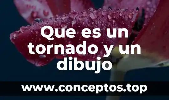 Que es un tornado y un dibujo