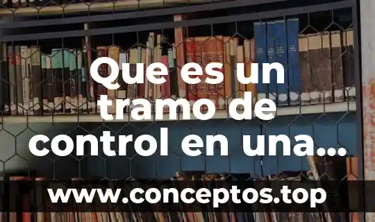 Que es un tramo de control en una empresa