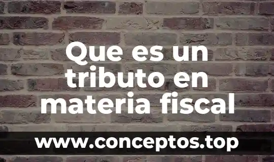 Qué es la refutación en lógica 6 Que es un tributo en materia fiscal