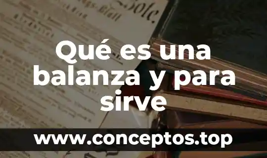 Que es la balanza comercial en macroeconomia 5 Qué es una balanza y para sirve