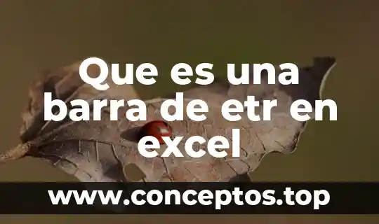 Nombre de el signo musical que es una barra vacia 7 Que es una barra de etr en excel