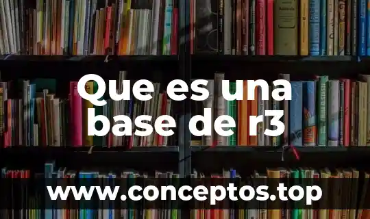Que es una base de r3