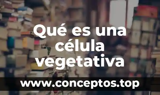 Que es besicula membranosa de celula animal 8 Qué es una célula vegetativa