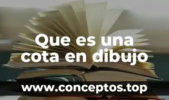 Que es una cota en dibujo