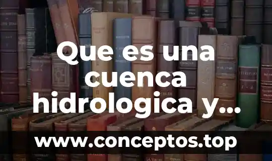 Que es una cuenca hidrografica y que tipos hay 3 Que es una cuenca hidrologica y su importancia